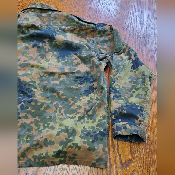 Camo Jacket "Deu" Wahler Imported German Jacket Mens S/M - Picture 10 of 10